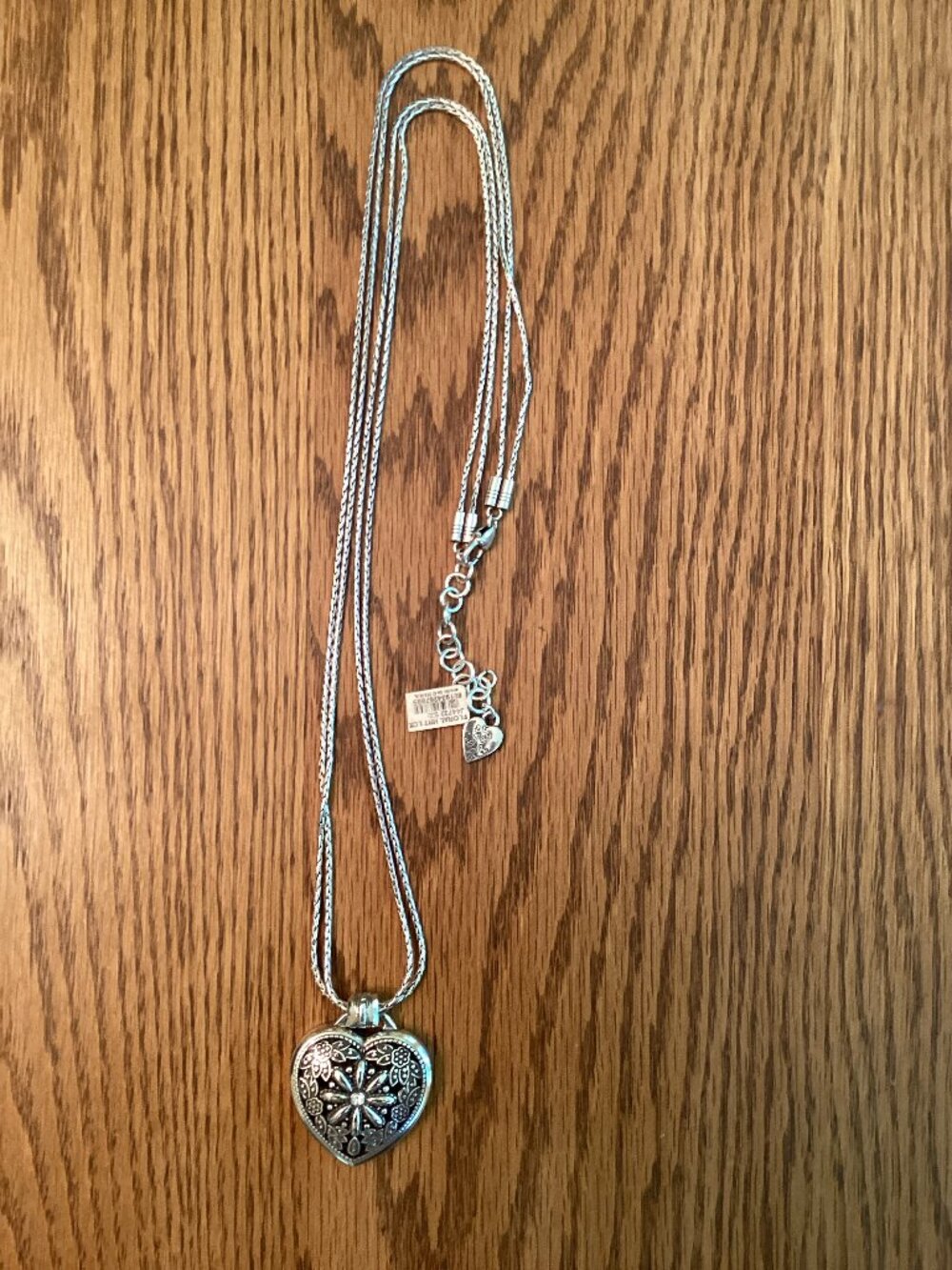 Brighton Floral Heart Locket Necklace